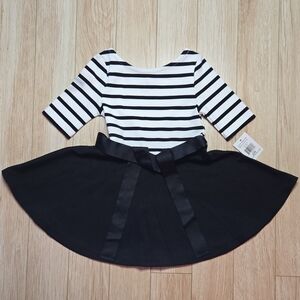 Ralph Lauren Black and White Striped Top